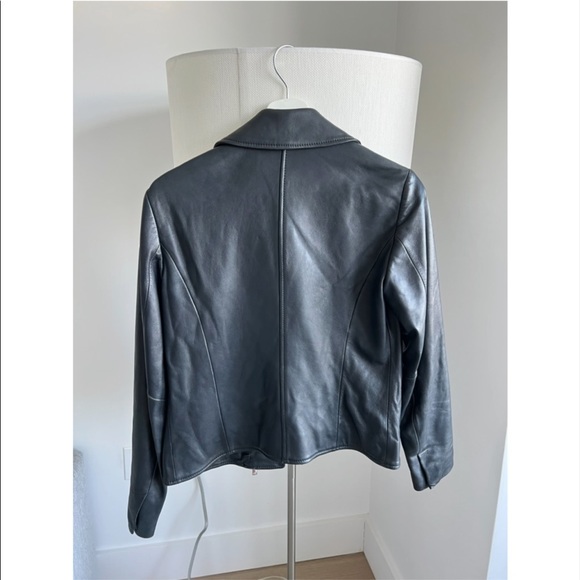 Massimo Dutti Leather Jacket - Picture 2 of 7